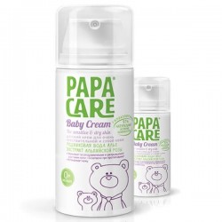 Крем детский Papa Care для чувствительной и очень сухой кожи (лечебный бальзам бисаболол масло зародышей семян кукурузы экстракт имбиря) 100 мл