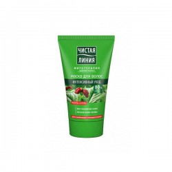 Маска для волос Чистая линия Интенсивный уход для ослабленных и секущихся волос 120 мл