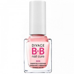 Средство для ногтей Divage БиБи Нэйл Кюр СОС корректор и консилер с эффектом гелевых ногтей 12 мл