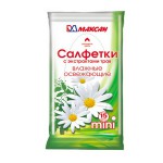 Салфетки влажные, №15 освежающие с экстрактами трав