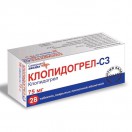 Клопидогрел-СЗ, табл. п/о пленочной 75 мг №28