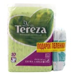 Подгузники для взрослых, Tereza (Тереза) р. 4 XL 10 шт найт ночные экстра лардж +Бонус пеленка